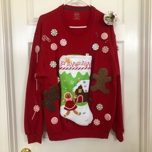 Ugly Homemade Christmas Sweatshirt